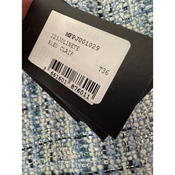 Maje Volinete Tweed Blazer & Jolinete Pleated Mini Skirt - Picture 13 of 14